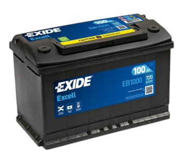 Акумулятор EXIDE EXCELL (EB1000), 100Ah,  720A